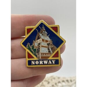 Disney Epcot World Showcase Pavilion Series Framed Norway